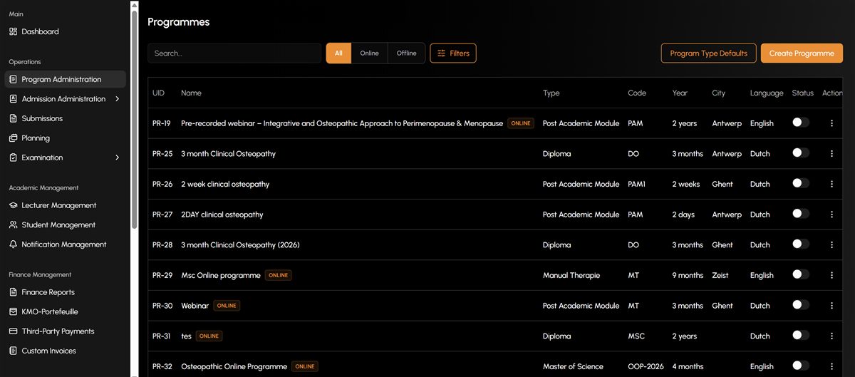 SDA Bocconi College — Learning Management Platform